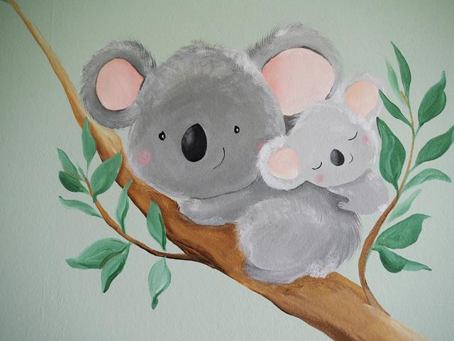 Koala's in de babykamer